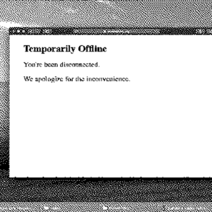 temporarily offline